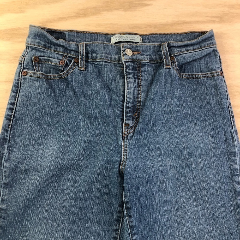 Levi’s 512 Perfectly Slimming Boot Cut Jeans Size 12